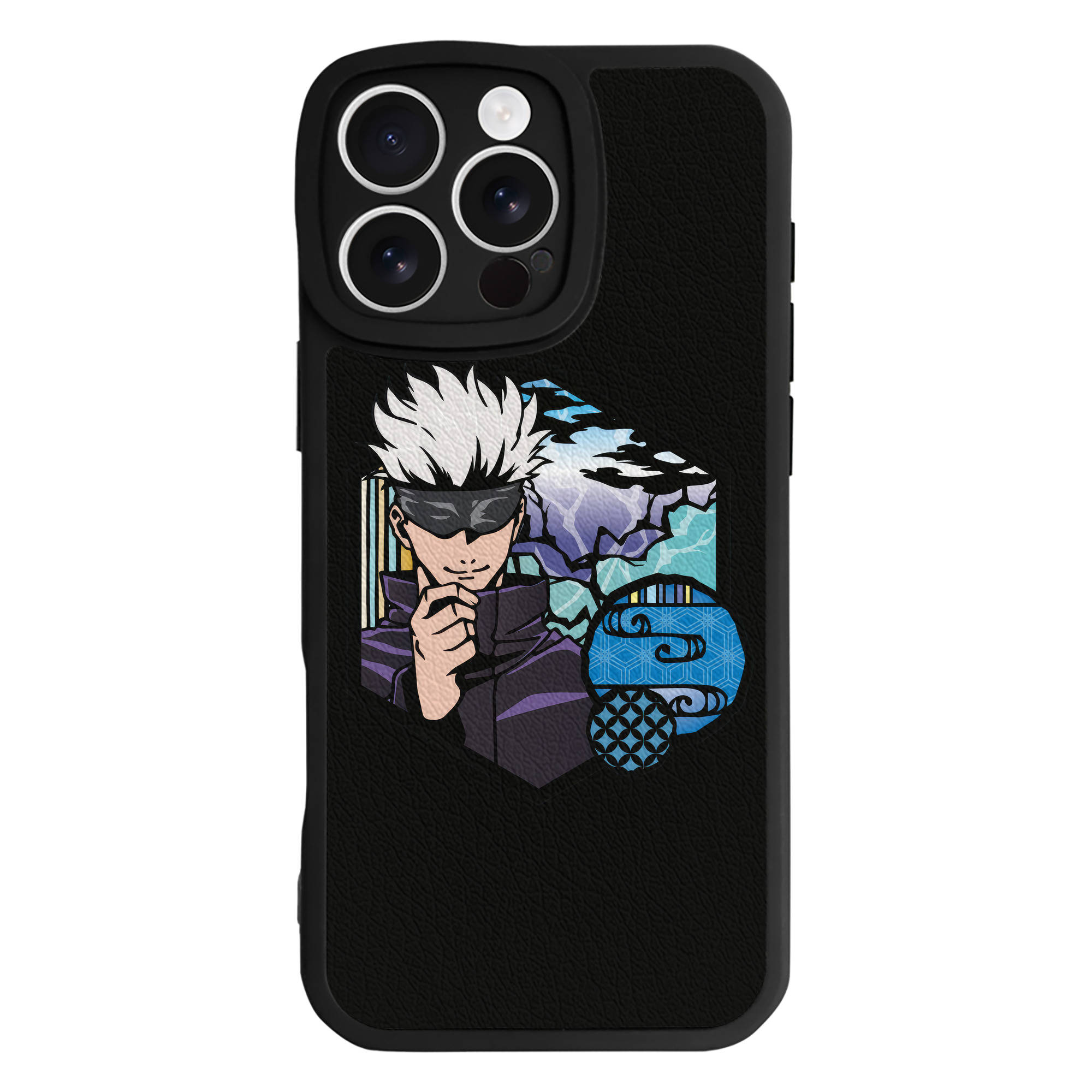 （画像用） 呪術廻戦 Jujutsu Kaisen 【iPhone 16シリーズ対応】シリコンスマホケース（レザー調） 材質：シリコン